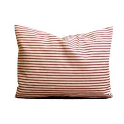 "Red Pillow Cover Sale, Ticking For 12x16"" Or 12x18"" 12x20" - thumbnail 1