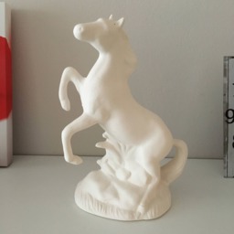 Ceramic Horse Sculpture, Ready To Paint, Handmade Horse, Figures, White Gift For Kids, Christmas Gifts, Paint
