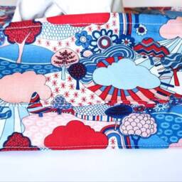 Liberty Print Tissue Box Cover Handmade Cotton Decor - thumbnail 2