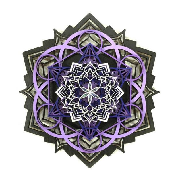 Lotus Mandala V2 Wall Art 12 - image 1