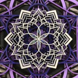Lotus Mandala V2 Wall Art 12 - thumbnail 4