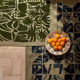 Hand-Printed Flatwoven Cotton Kilim Rug - Ideal For Bedrooms Kids' Rooms Living Soft Low-Pile Washable 3x5 5x7 - thumbnail 4
