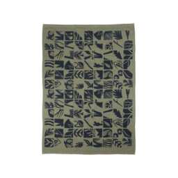 Hand-Printed Flatwoven Cotton Kilim Rug - Ideal For Bedrooms Kids' Rooms Living Soft Low-Pile Washable 3x5 5x7 - thumbnail 3