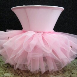 Pink Tutu Lampshade Handmade To Order - thumbnail 2