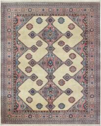 10'' X 8'1'' Handmade Hand-Knotted Oriental Rug A56243 - thumbnail 1