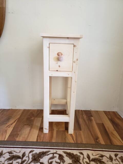 Country Modern Farmhouse End Table - image 1
