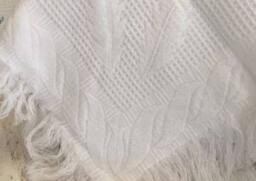 Personalised Baby Blanket Shawl Footprints Newborn Christening Boy Girl Gift - thumbnail 2