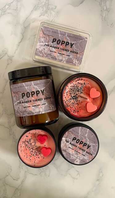 Poppy Candle - From Blood & Ash Fantasy Romance Bookish Gift - image 1