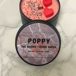 Poppy Candle - From Blood & Ash Fantasy Romance Bookish Gift - thumbnail 3