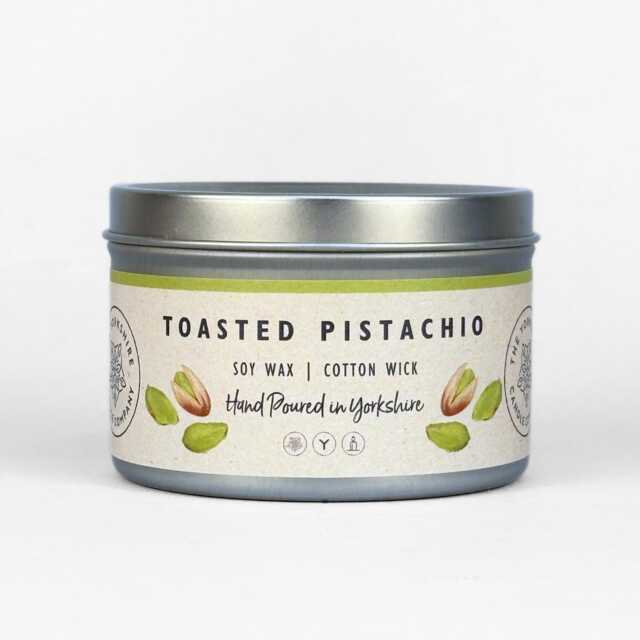 Toasted Pistachio - Scented Candle Hand Poured in Yorkshire Soy Wax Vegan - image 1
