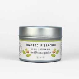Toasted Pistachio - Scented Candle Hand Poured in Yorkshire Soy Wax Vegan - thumbnail 2