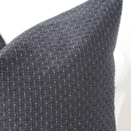 Black Striped Pillow Cover - thumbnail 2