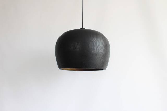 Black Pendant Light, Wooden Dining Room Light Fixture, Rustic Kitchen Island Chandelier - image 1