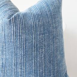 Indigo Striped Pillow Cover - thumbnail 2