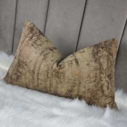 Caeser Bronze Foil Cushion Cover - Prestigious Textiles Fabric Beige Abstract Cotton Pillow Neutral Luxe Throw - thumbnail 2