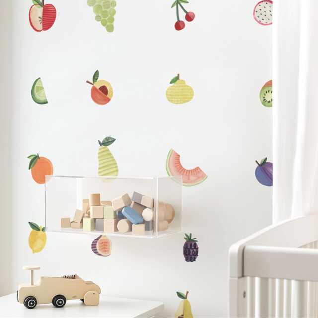 Fresh Fruit Kit - Small Peel-And-stick Wall Decals Mej - image 1