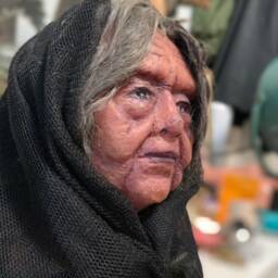 Old Woman Wax Head Figure - thumbnail 4