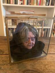 Old Woman Wax Head Figure