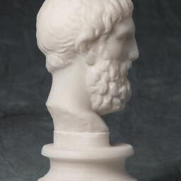 Philosopher Epicurus Bust Carved Marble Statue Artist Sculpture - thumbnail 4