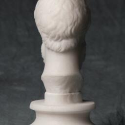 Philosopher Epicurus Bust Carved Marble Statue Artist Sculpture - thumbnail 3