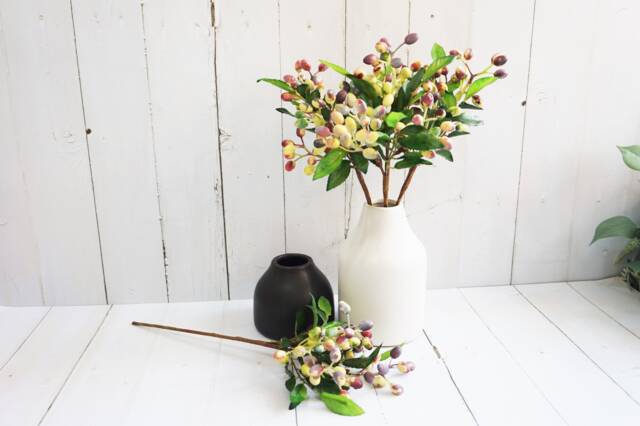Life Like Berry, Rustic Blush Christmas Decor, Wreath Filler, Artificial Table Centerpiece, Wedding Bouquet Filler - image 1