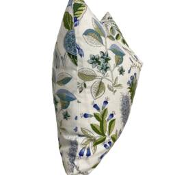Schumacher Roco Redonda Blue & Ivory Double Sided Cushion Covers Pillow - thumbnail 3
