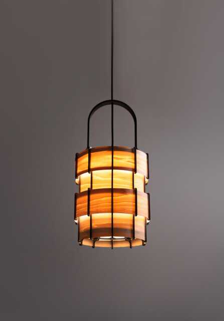 Wood Pendant Light, Mid Century Modern, Handmade Lamp, Ceiling Chandelier Lighting, Scandinavian Pendant Lamp, Lamp Shade, Akari - image 1