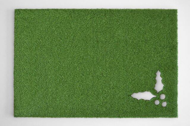 Christmas Holly Doormat - Rug - image 1