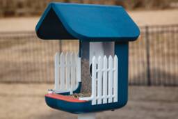 Tall Picket Fence For Bird Buddy Bird Feeder - With Stainless Steel Screws Does Not Include Or Add-On Perch - thumbnail 1