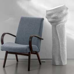 Peony Floor Lamp Sculptural Concrete Light For Modern Interiors - thumbnail 2