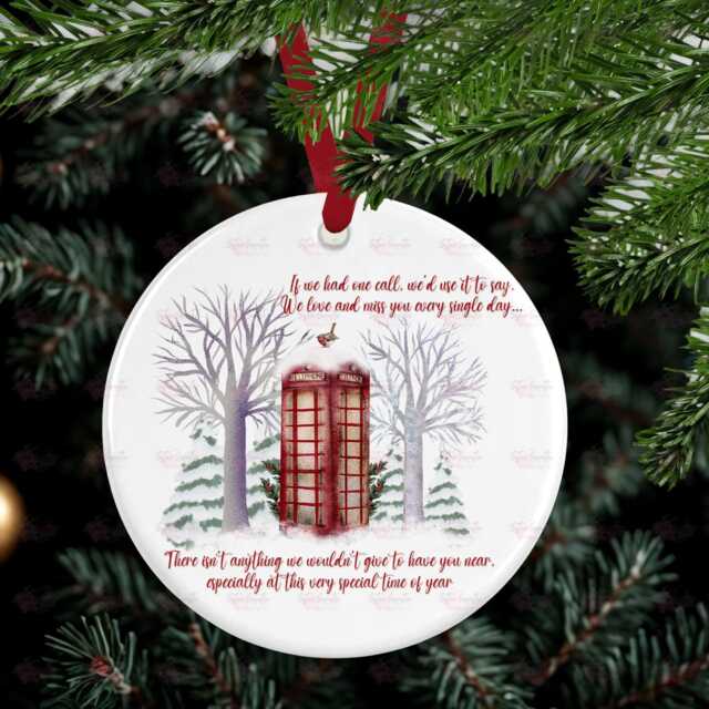 Personalised Christmas Decoration - Memory Heaven Bauble Custom Gift Stocking Filler Eve Box