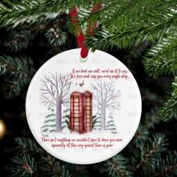 Personalised Christmas Decoration - Memory Heaven Bauble Custom Gift Stocking Filler Eve Box