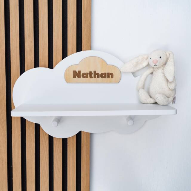 Personalised Children's Cloud Shelf Nursery & Kids Bedroom Decor - image 1