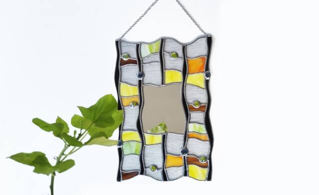 Enchanting Art Nouveau Mirror Handcrafted Beauty For Your Space - image 1