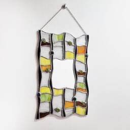 Enchanting Art Nouveau Mirror Handcrafted Beauty For Your Space - thumbnail 3
