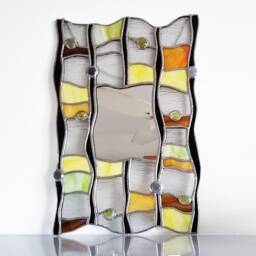 Enchanting Art Nouveau Mirror Handcrafted Beauty For Your Space - thumbnail 2