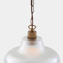 London Prismatic Railway Glass Pendant Light 12'' Ip20 - thumbnail 2