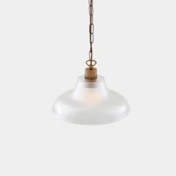 London Prismatic Railway Glass Pendant Light 12'' Ip20 - thumbnail 3