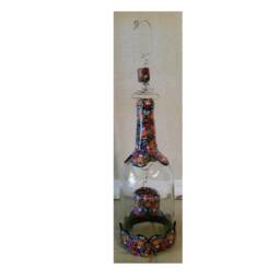 Patio Lantern - Millefiori Cosmic Pattern - thumbnail 1