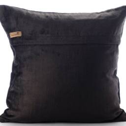 "Decorative Charcoal Gray Euro Size Pillow Cover 24""x24""/26""x26" - thumbnail 3