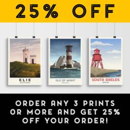 Isle Of Wight Travel Poster, The Needles, Minimalist Wall Art, , Art Prints - thumbnail 2