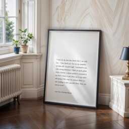 I Have For The First Time Found What Can Truly Love - You Print - Jane Eyre Wall Art Romantic Gift Unframed - thumbnail 3