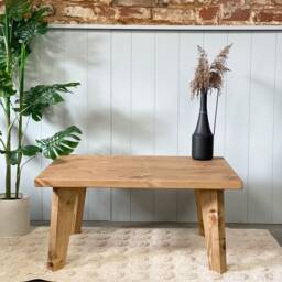 Siem // Scandi Wood Coffee Table With Tapered Legs - thumbnail 3