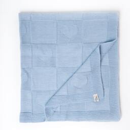 Meelu Baby Blanket/Eco Merino Shower Gift Newborn Hand Knitted - thumbnail 4