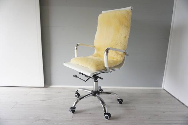 Medical Sheepskin Seat & Back Pad, Wheelchair, Office Chair Cushion - image 1