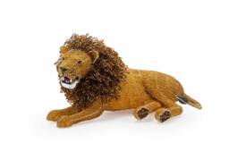 Masterpiece Lion From Our Limited Edition Collection Of Handmade Bead & Wire Animals - thumbnail 1