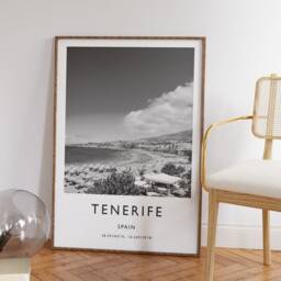 Tenerife Black & White Travel Photography Print - thumbnail 2
