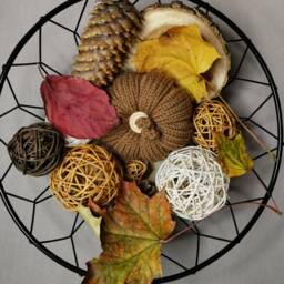 Knit Pumpkin, Fall Decor, Halloween, Home Thanksgiving, Party, Table Autumn, Decorative Pumpkin - thumbnail 2