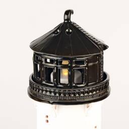 Handmade Ceramic Lighthouse - Candle Holder Dicke Berta Germany Suvenaart Art Gift For Home Gift Birthday Christmas Present Clay - thumbnail 3