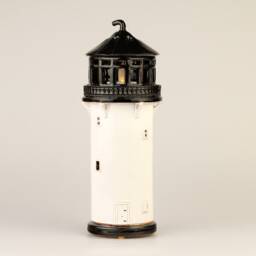 Handmade Ceramic Lighthouse - Candle Holder Dicke Berta Germany Suvenaart Art Gift For Home Gift Birthday Christmas Present Clay - thumbnail 2